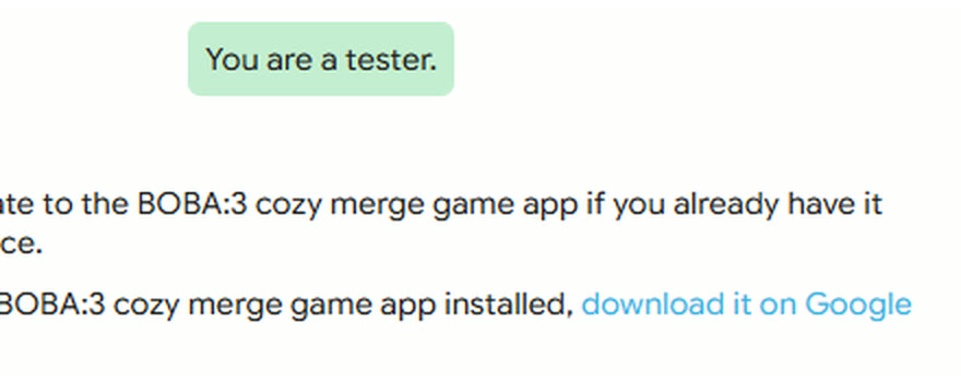 the page says you are a tester. tap the small blue download it on google play link