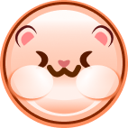 a rock pearl — a hamster pushing